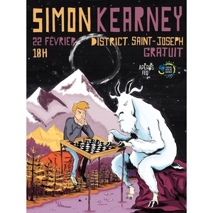 Simon Kerney Affiche Concert Apéros FEQ