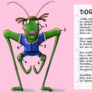 Dorothée la sauterelle/Dorothy the grasshopper
