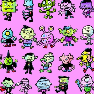 pink monsters