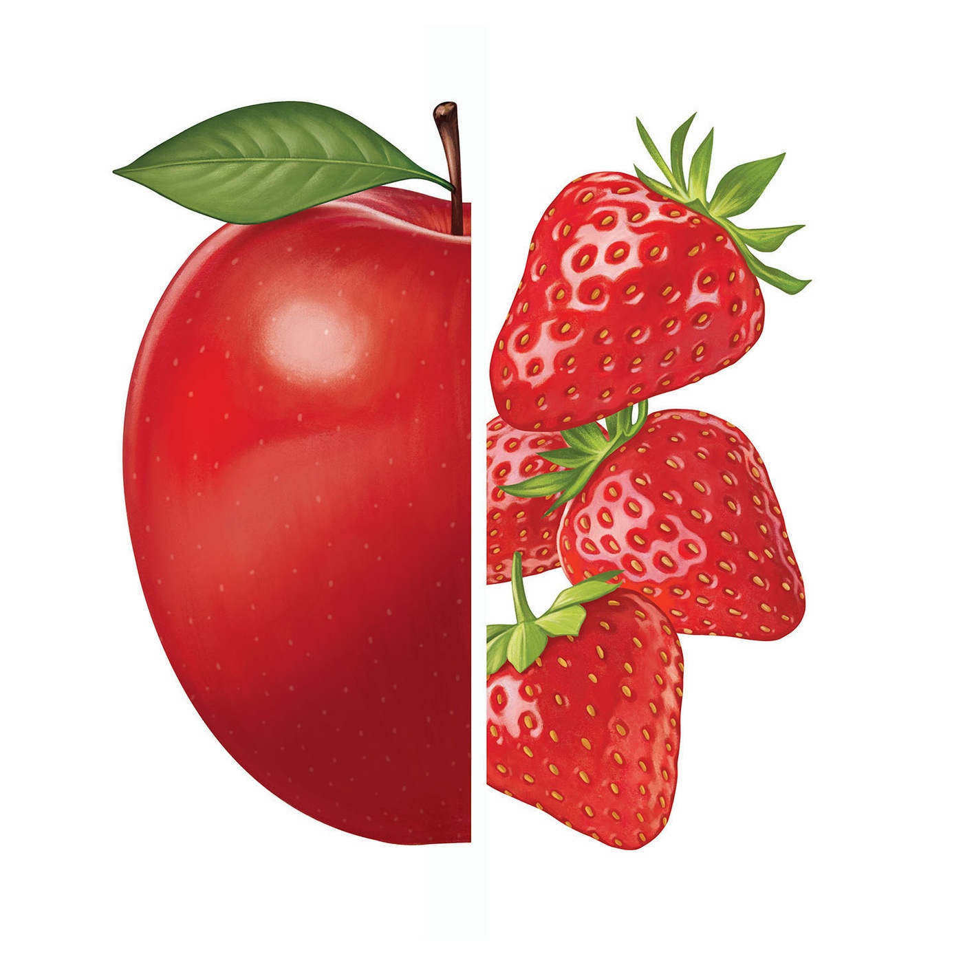 Alain Massicotte - Pomme, fraises