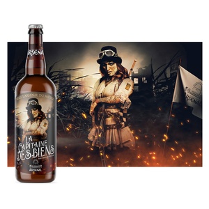 La Capitaine Desbiens – Étiquette de bière