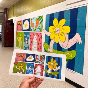 Illustration digitale vs produit final!