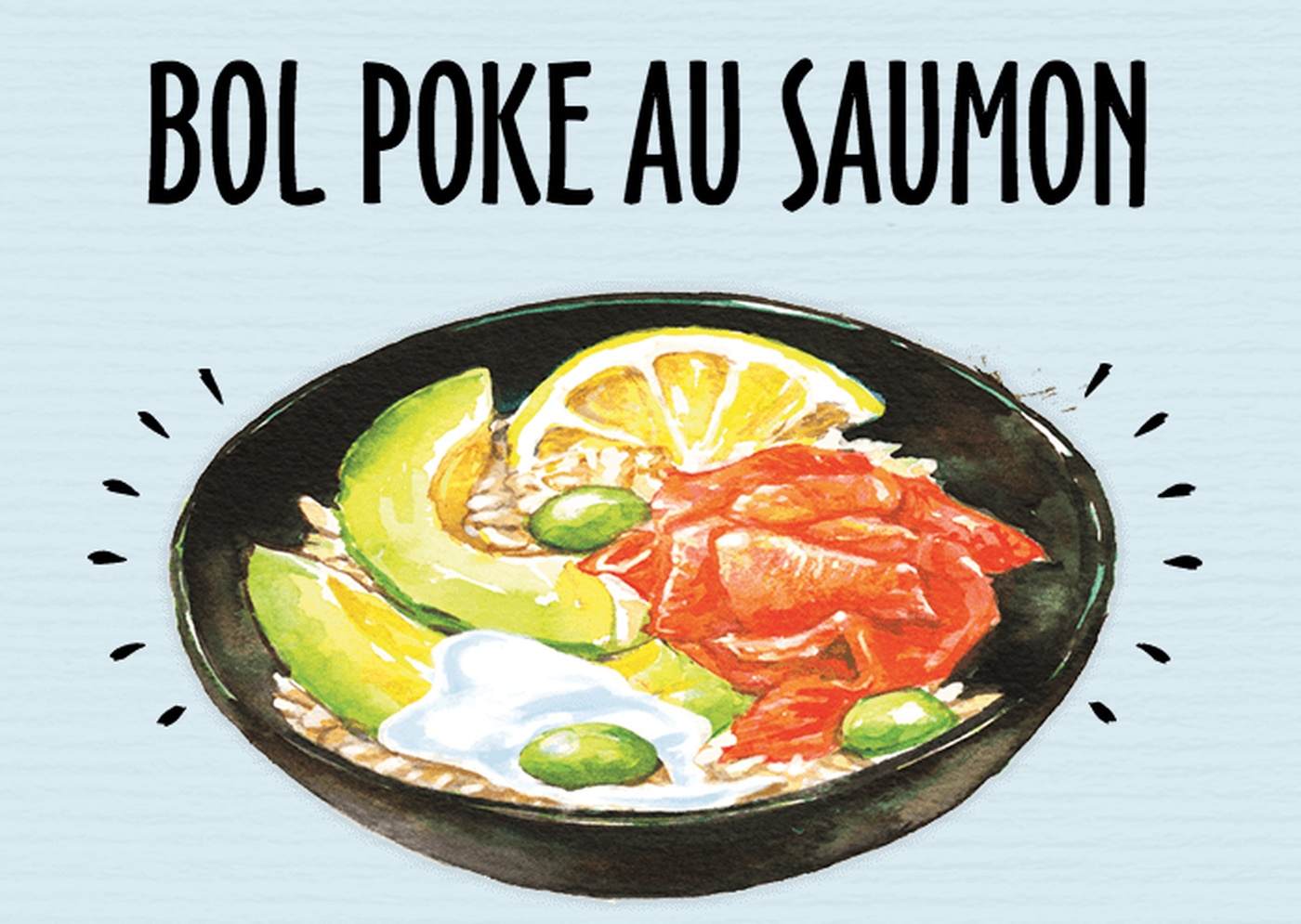 Jocelyne Bouchard - Bol Poke au saumon