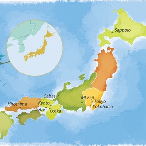 Carte: Japon
