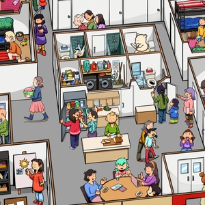 Carte centre de femme