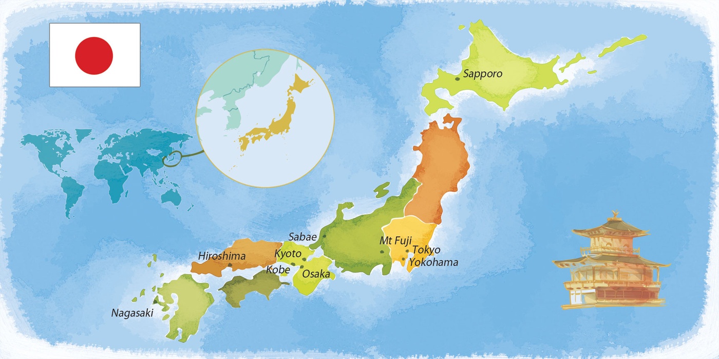 Béatrice Favereau - Carte: Japon