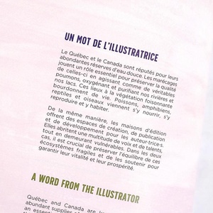Mot de l'illustratrice