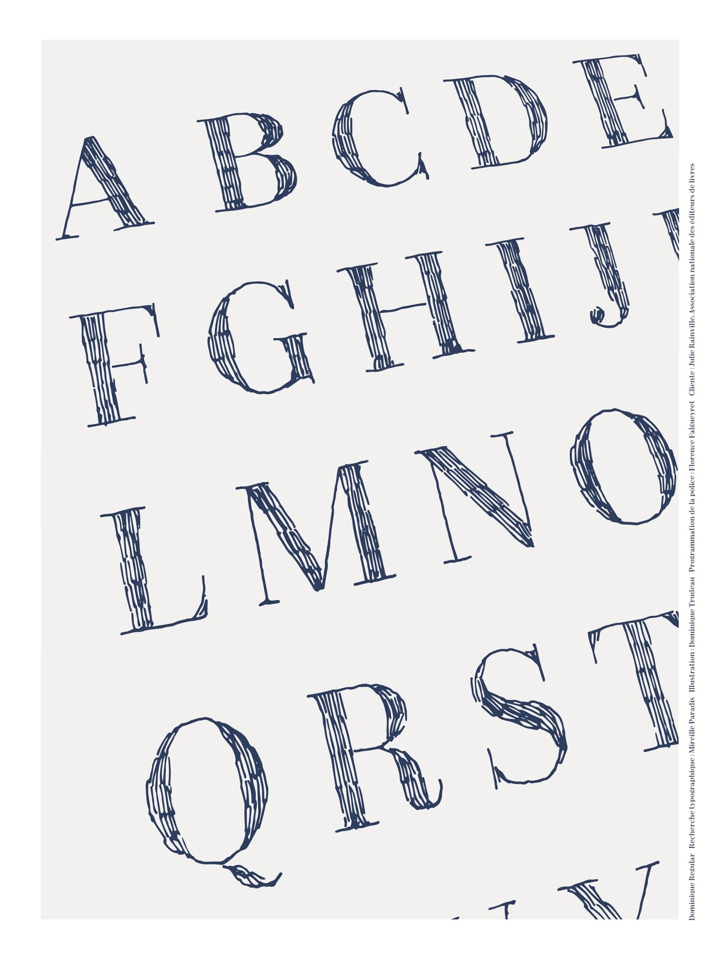 Dominique Trudeau - Typographie pour la revue Collections