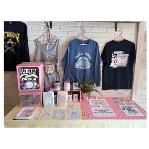 Photo de ma table de produits lors de l'évènement